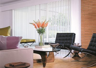 cadence vertical blinds in white color