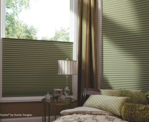 Duette Pleated Blinds for Bedroom