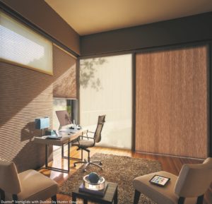 duette honeycomb shades for office room
