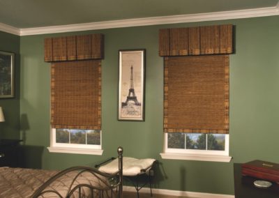 woven wood shades for bedroom