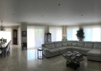 luminette vertical blinds for a large living room