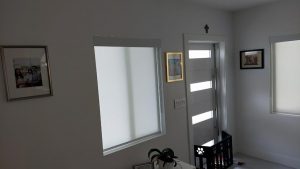 roller shade for a room window